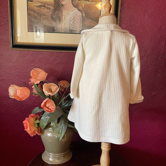 Brand: Nannette, 2t white with silver spring/summer dress with long sleeve coat - Picture 9 of 14